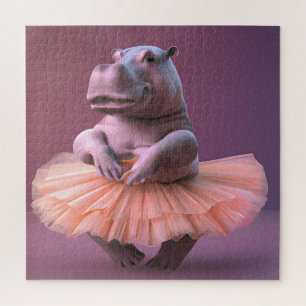 Quebra-cabeça Ballerina Hippo