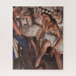 Quebra-cabeça Ballerinas no camarim (por Serebriakova)
