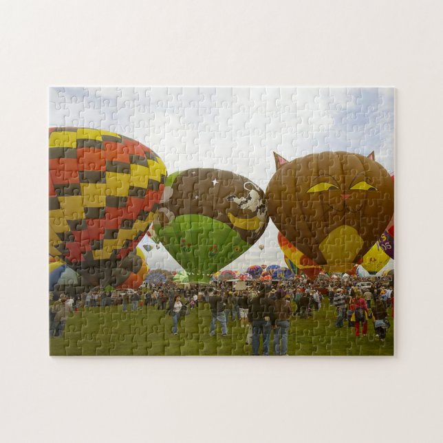 Quebra-cabeça Balões Albuquerque Novo México. (Horizontal)