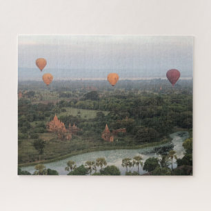 Quebra-cabeça balões do templo bagan