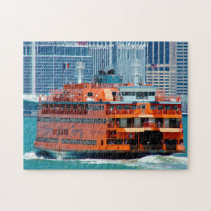 Quebra-cabeça Balsa de Staten Island. Saudações de Natal