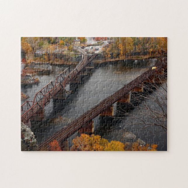 Quebra-cabeça Balsa dos harpistas na queda (Horizontal)