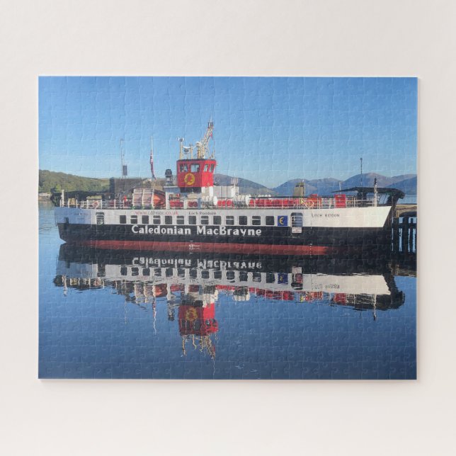 Quebra-cabeça Balsa Loch Riddon, atracado em Rothesay, Escócia (Horizontal)