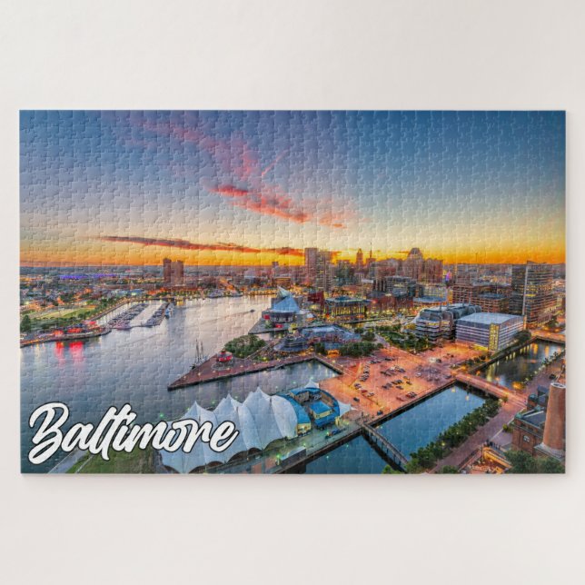 Quebra-cabeça Baltimore, Maryland, Estados Unidos (Horizontal)