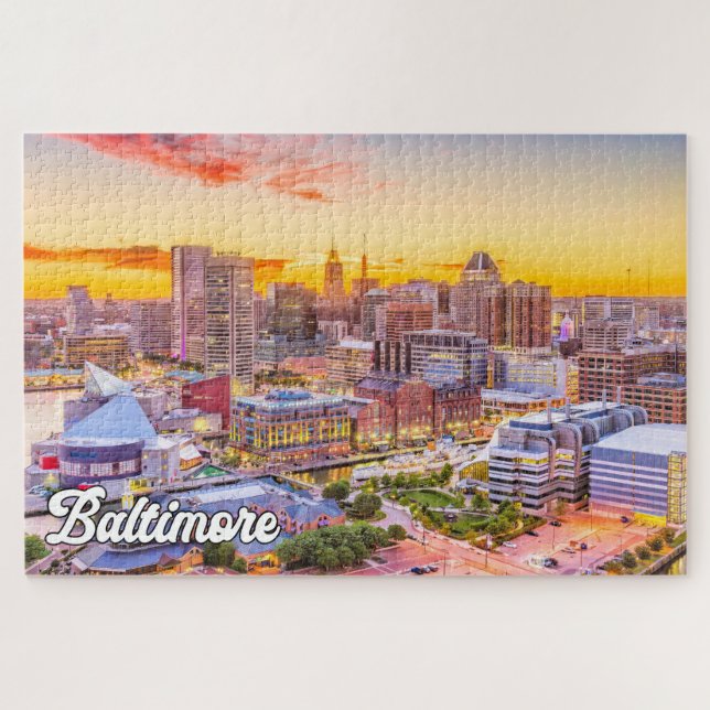 Quebra-cabeça Baltimore, Maryland, Estados Unidos (Horizontal)