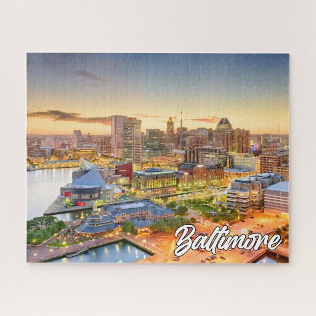 Quebra-cabeça Baltimore, Maryland, Estados Unidos (Horizontal)