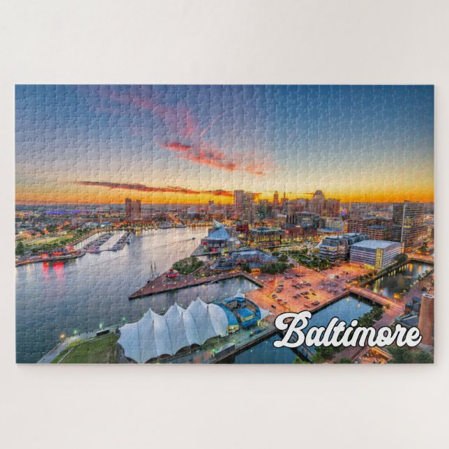 Quebra-cabeça Baltimore, Maryland, Estados Unidos (Horizontal)