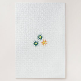 Quebra-cabeça Banana Amarelo, Verde Azul Escuro, decorativo