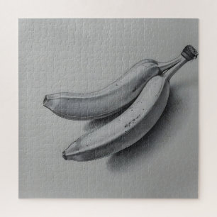 Quebra-cabeça Banana Exótica em Cinza