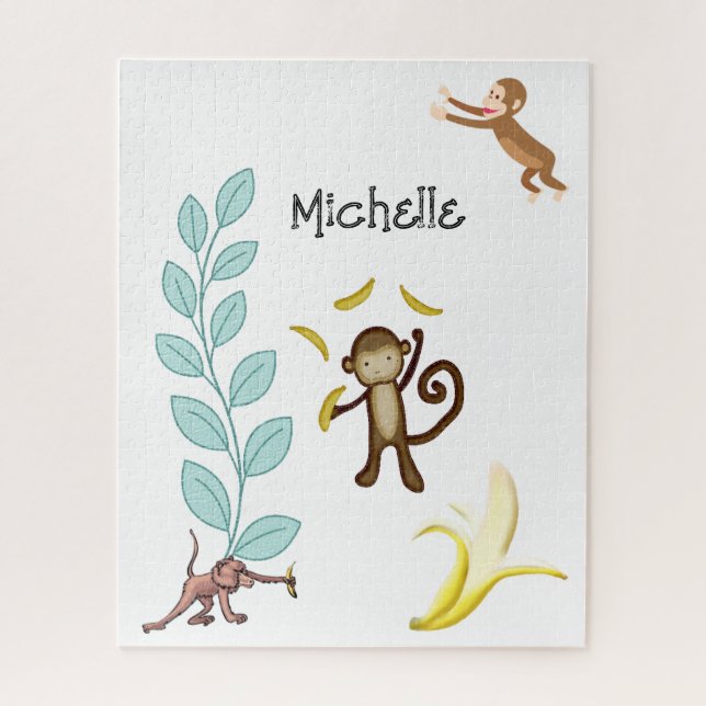 Quebra-cabeça Bananas Macacos Sai (Vertical)