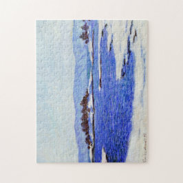 Quebra-cabeça Bancos do fiorde na Christiania Monet Fine Art