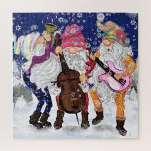 Quebra-cabeça Banda de Natal - Canção Feliz - Divertimento Festa