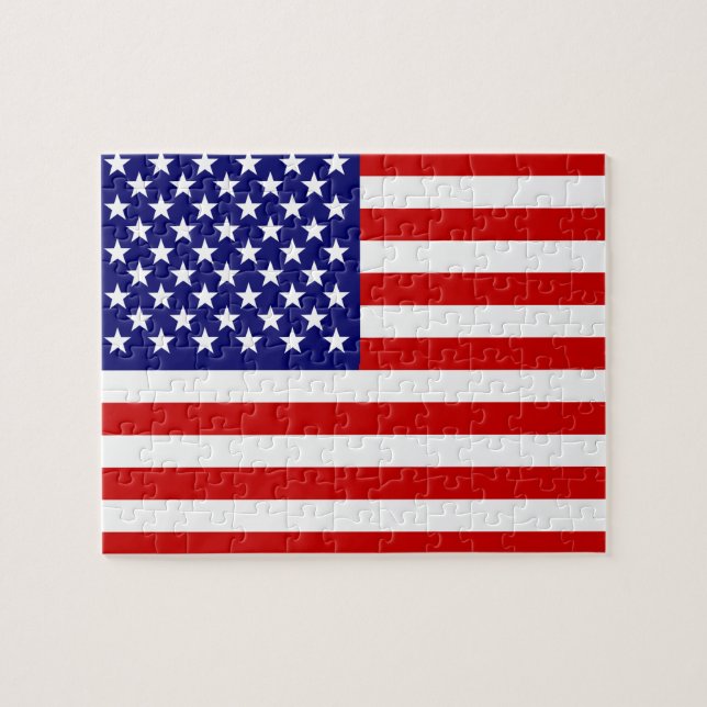Quebra-cabeça Bandeira americana (Horizontal)
