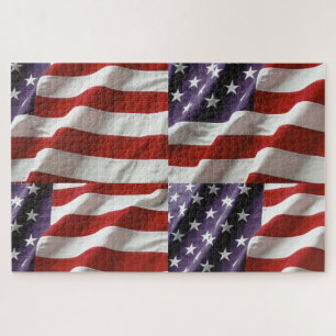 Quebra-cabeça Bandeira Americana