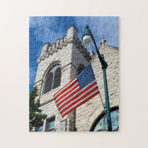 Quebra-cabeça Bandeira Americana