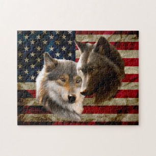 Quebra-cabeça Bandeira Americana