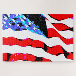 Quebra-cabeça bandeira americana