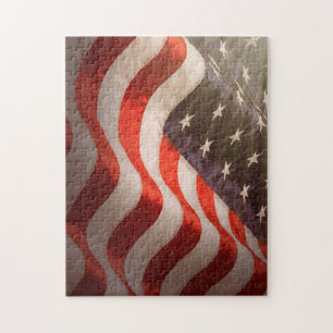 Quebra-cabeça Bandeira Americana