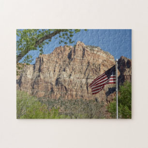 Quebra-cabeça Bandeira Americana no Parque Nacional Zion I