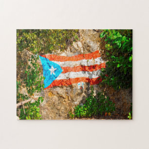 Quebra-cabeça Bandeira Americana Porto Rico.