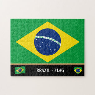 Quebra-cabeça Bandeira brasileira/Brasil