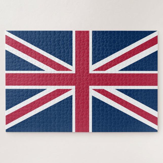 Quebra-cabeça bandeira britânica (Horizontal)