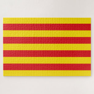 Quebra-cabeça Bandeira Catalã (Catalunha)
