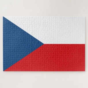 Quebra-cabeça Bandeira Checa