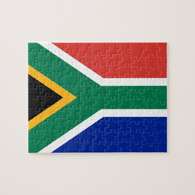 Quebra-cabeça Bandeira da África do Sul (Horizontal)