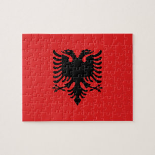 Quebra-cabeça Bandeira da Albânia