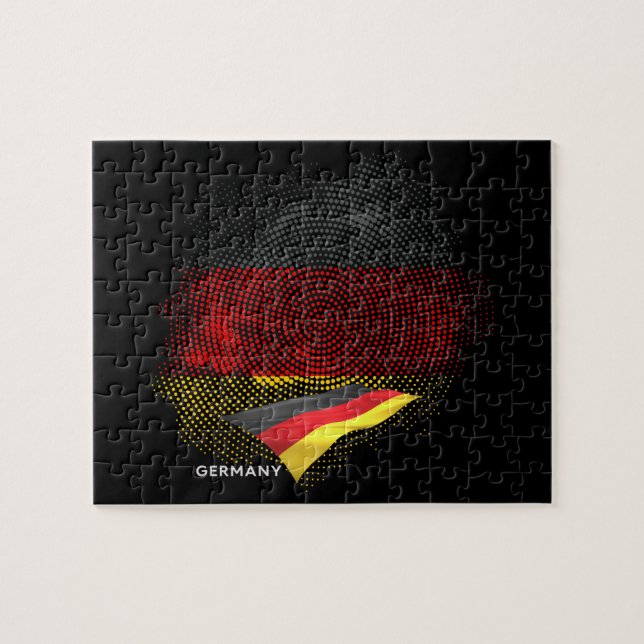 Quebra-cabeça bandeira da Alemanha (Horizontal)