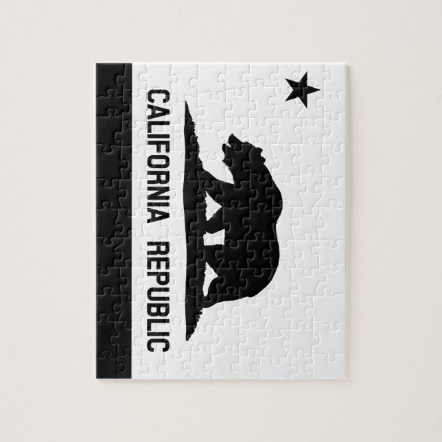 Quebra-cabeça Bandeira da Califórnia (Vertical)