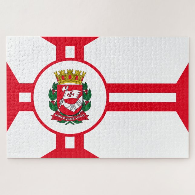 Quebra-cabeça Bandeira da Cidade de São Paulo (Horizontal)