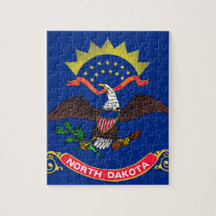 Quebra-cabeça Bandeira da Dakota do Norte