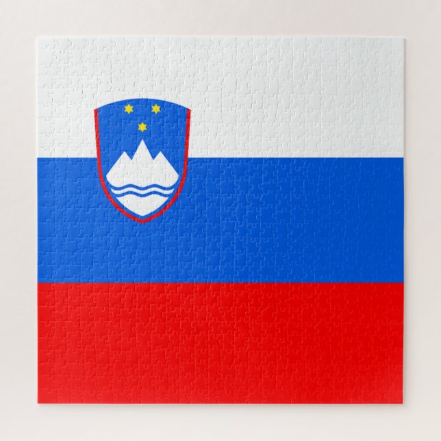 Quebra-cabeça Bandeira da Eslovênia (Vertical)