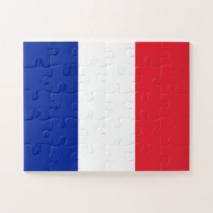 Quebra-cabeça Bandeira da França
