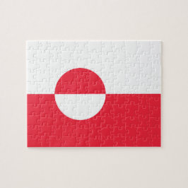 Quebra-cabeça Bandeira da Gronelândia