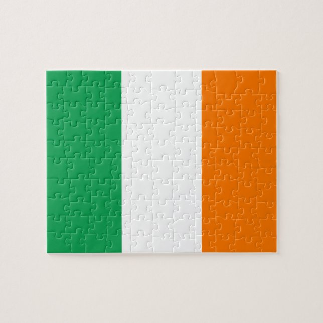Quebra-cabeça Bandeira da Irlanda (Horizontal)