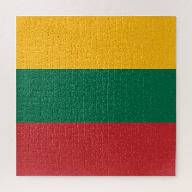 Quebra-cabeça Bandeira da Lituânia (Vertical)