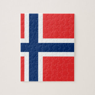 Quebra-cabeça Bandeira da Noruega
