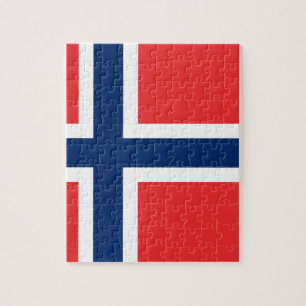 Quebra-cabeça Bandeira da Noruega