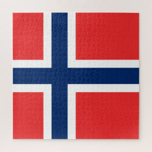 Quebra-cabeça Bandeira da Noruega