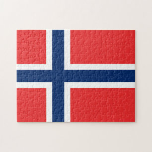 Quebra-cabeça Bandeira da Noruega