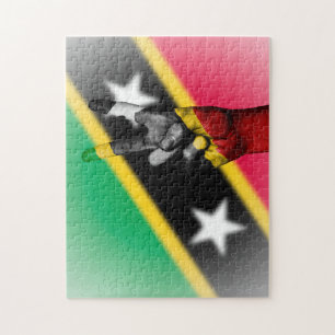 Quebra-cabeça Bandeira da Paz de São Cristóvão.