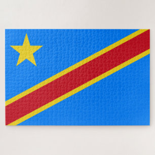 Quebra-cabeça Bandeira da RDC (República Democrática do Congo)