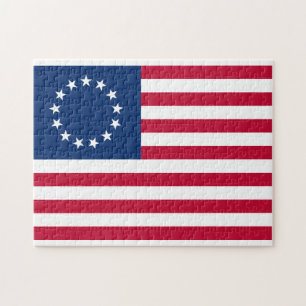 Quebra-cabeça bandeira da ross americana betsy