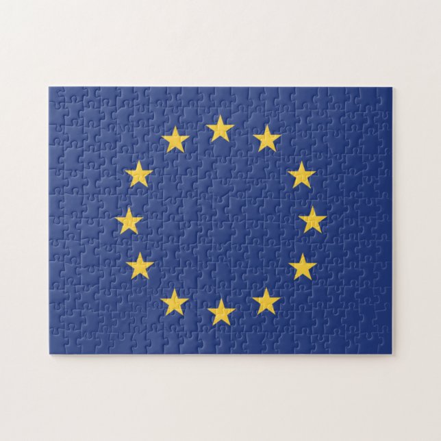 Quebra-cabeça Bandeira da União Europeia (Horizontal)