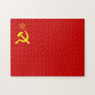 Quebra-cabeça Bandeira da União Soviética, URSS, CCCP, Comunismo