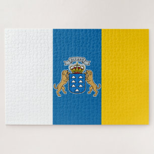 Quebra-cabeça Bandeira das Canárias (Canárias) (Canárias, Esp
