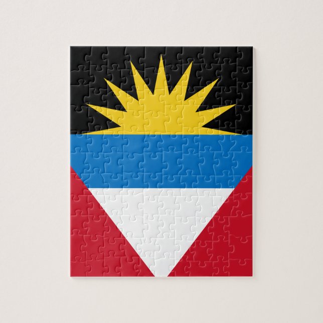 Quebra-cabeça Bandeira de Antígua e Barbuda (Vertical)